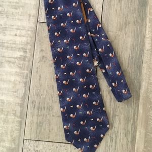 Cutter & Buck Golf Club Pattern Silk Tie